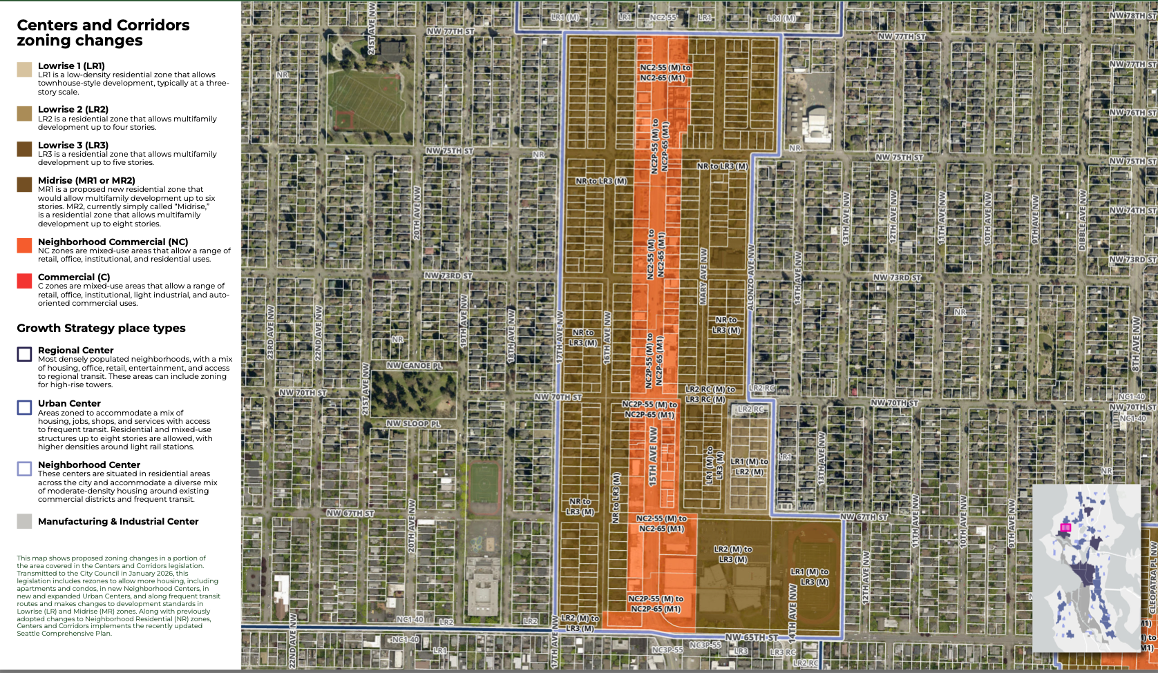 Whittier Heights Proposed Neighborhood Center Boundaries Map